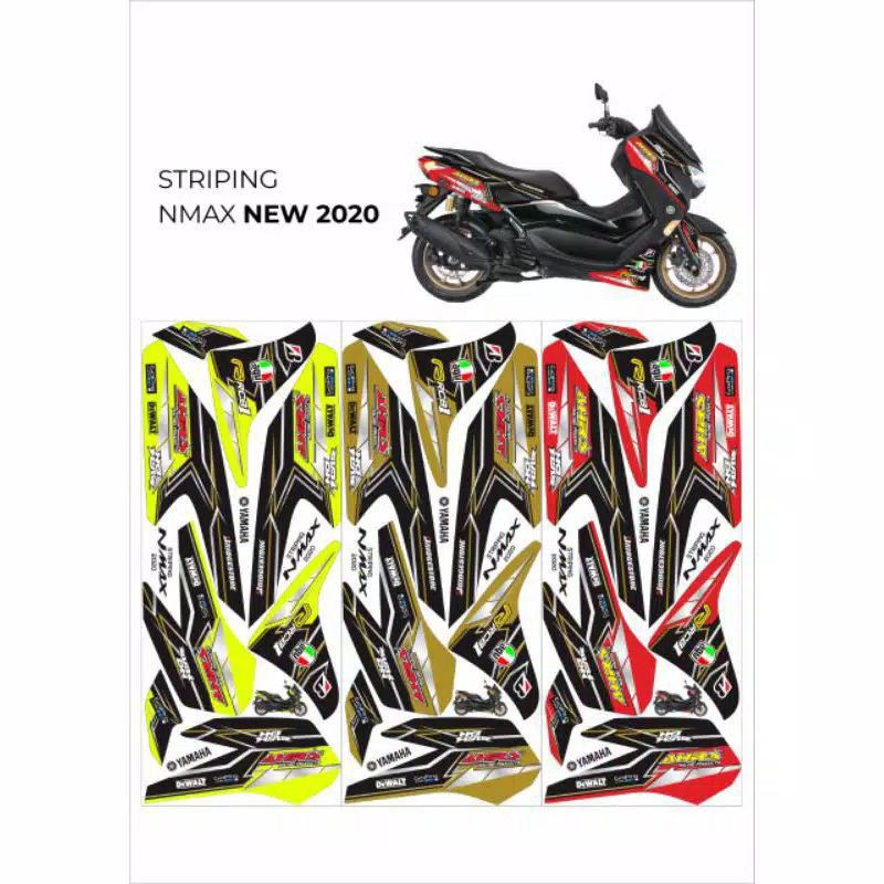 striping nmax 2020 / striping motor nmax / stiker nmax