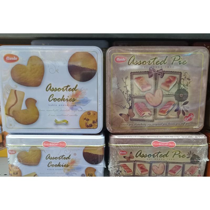 

0MONDE ASSORTED COOKIES & ASSORTED PIE 320GR | KUE KALENG | BISKUIT