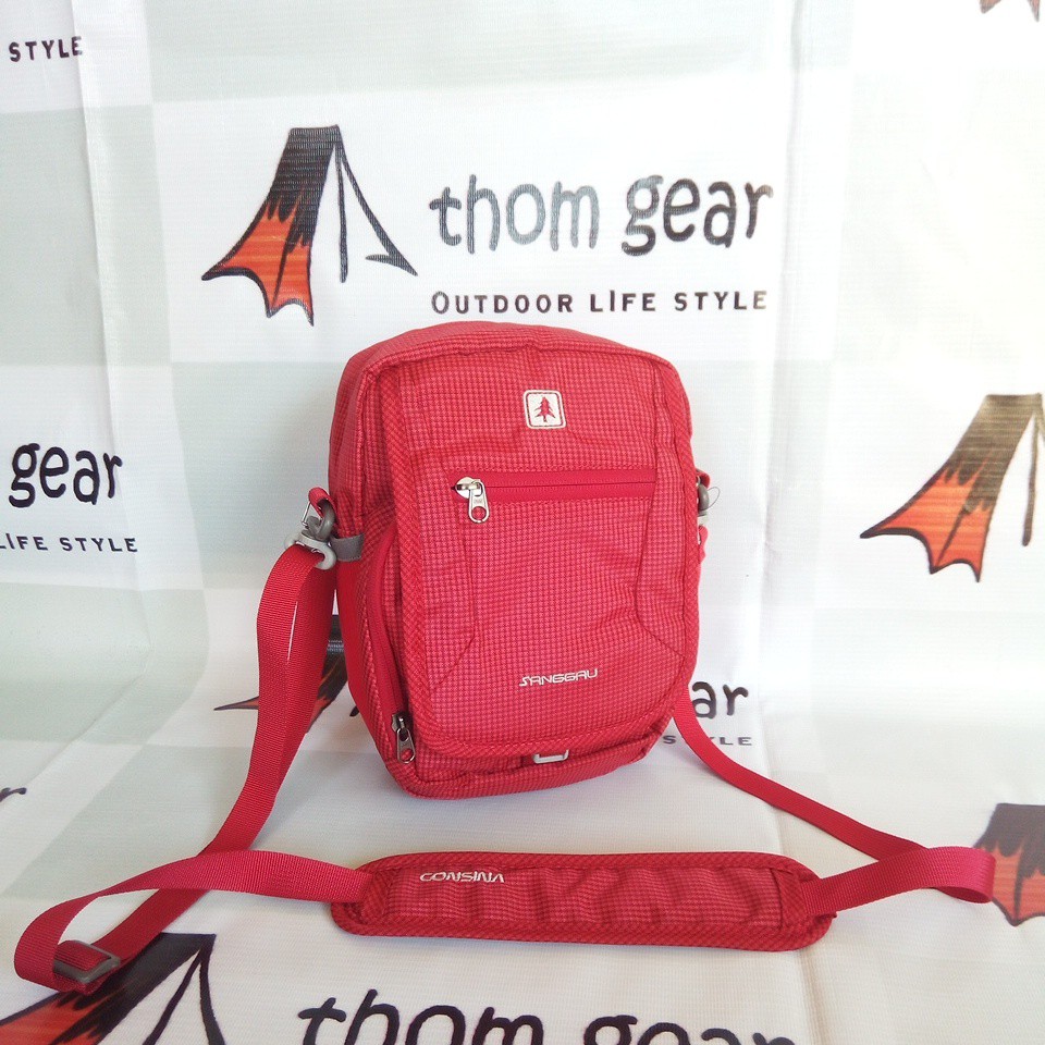 Tas Selempang Pria Wanita Consina Sanggau Merah Biru Abu Thomgear Toko Outdoor Probolinggo