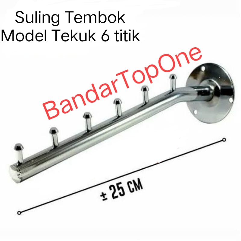 Suling 6 titik tekuk tembok cantolan 6 titik