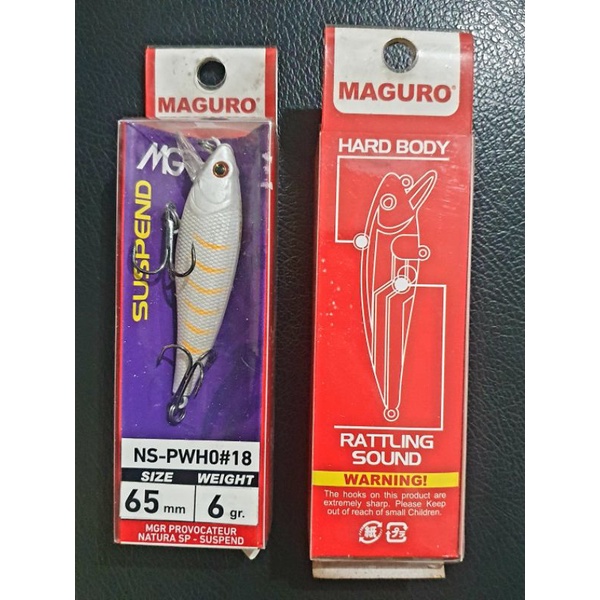 MINNOW MAGURO 45MM 5.5G, 65 MM 6GR