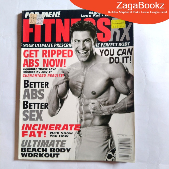 Jual Majalah FITNES RX No.4 Jul 2005 Cover T.J HOBAN Shopee Indonesia
