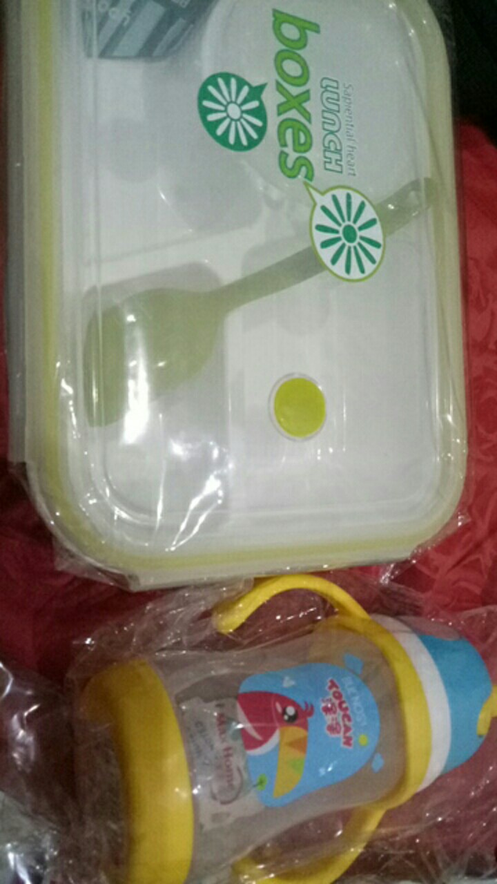 Botol Minum - Maxhome Bottle Plastic Hc-5306 Blue Red Yellow // Botol Minum Anak 300ml