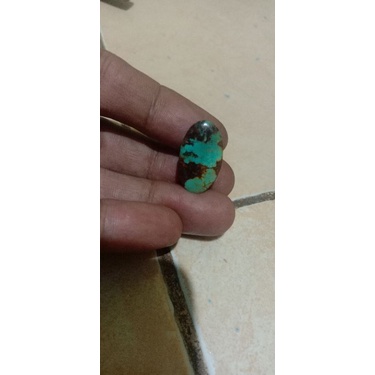 Cincin Batu Akik Pirus Persia Asli