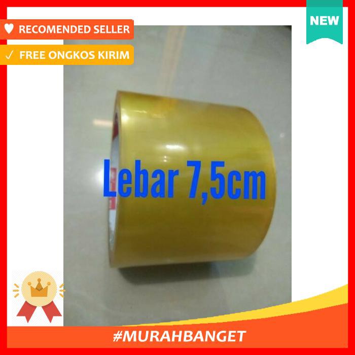 

Selotip & Double Tape - Lakban Bening Super Lebar - Pengikat & Perekat
