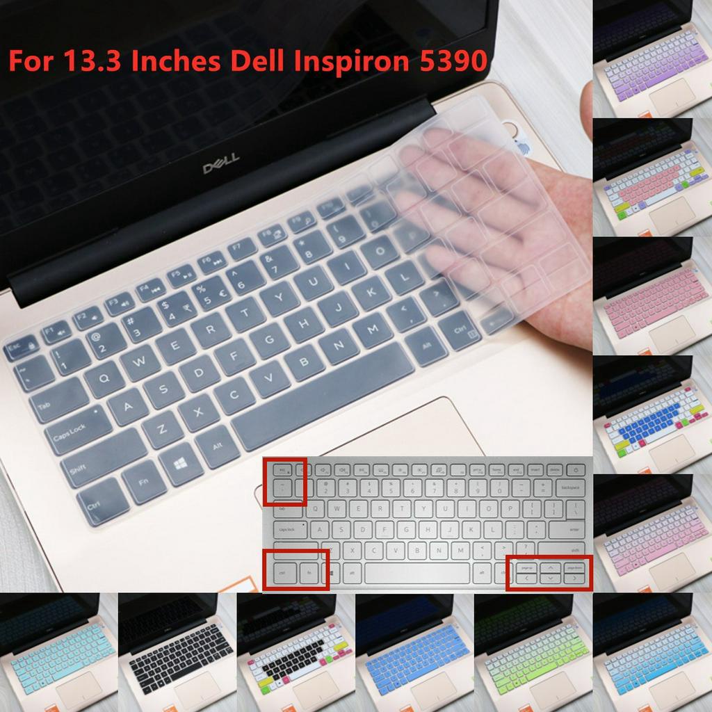 Pelindung Keyboard Silikon Ultra Tipis Lembut Untuk Dell Inspiron 5390 13.3 Inch