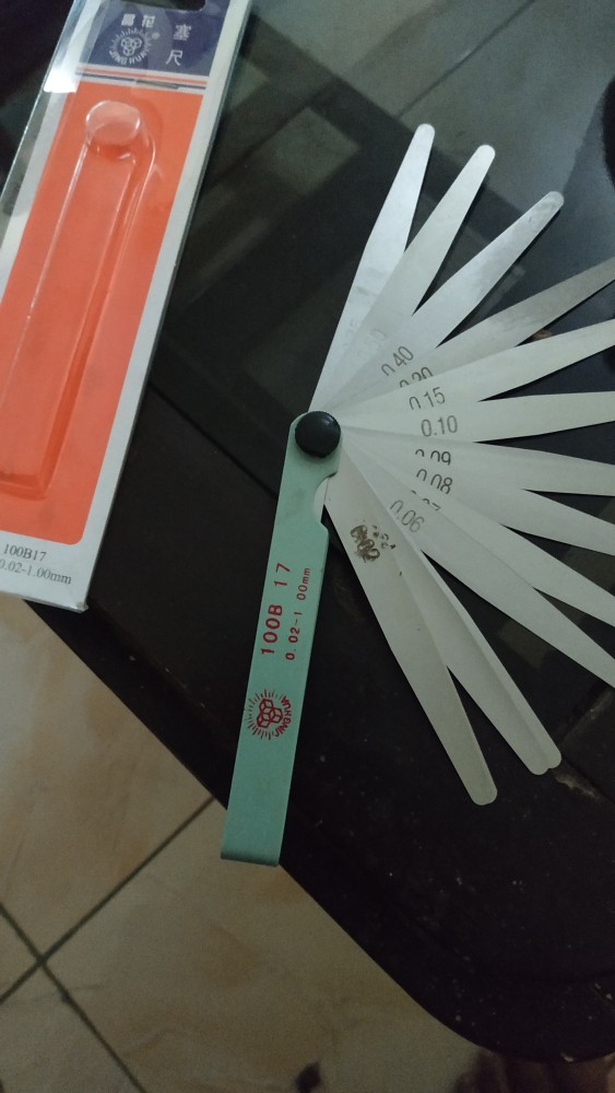 Fuller Gauge 0.02 - 1.00 - Feeler Gauge Rrt - Puller - Feler Alat Ukur Ketebalan Fuller Puler Rrt