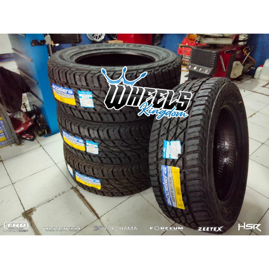 Ban mobil tubles baru ring 18 - Ban mobil semi Off-Road semi kasar ACCELERA OMIKRON A/T 265 60 R18 -