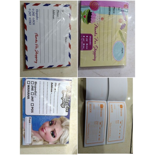 

kertas pengiriman olshop