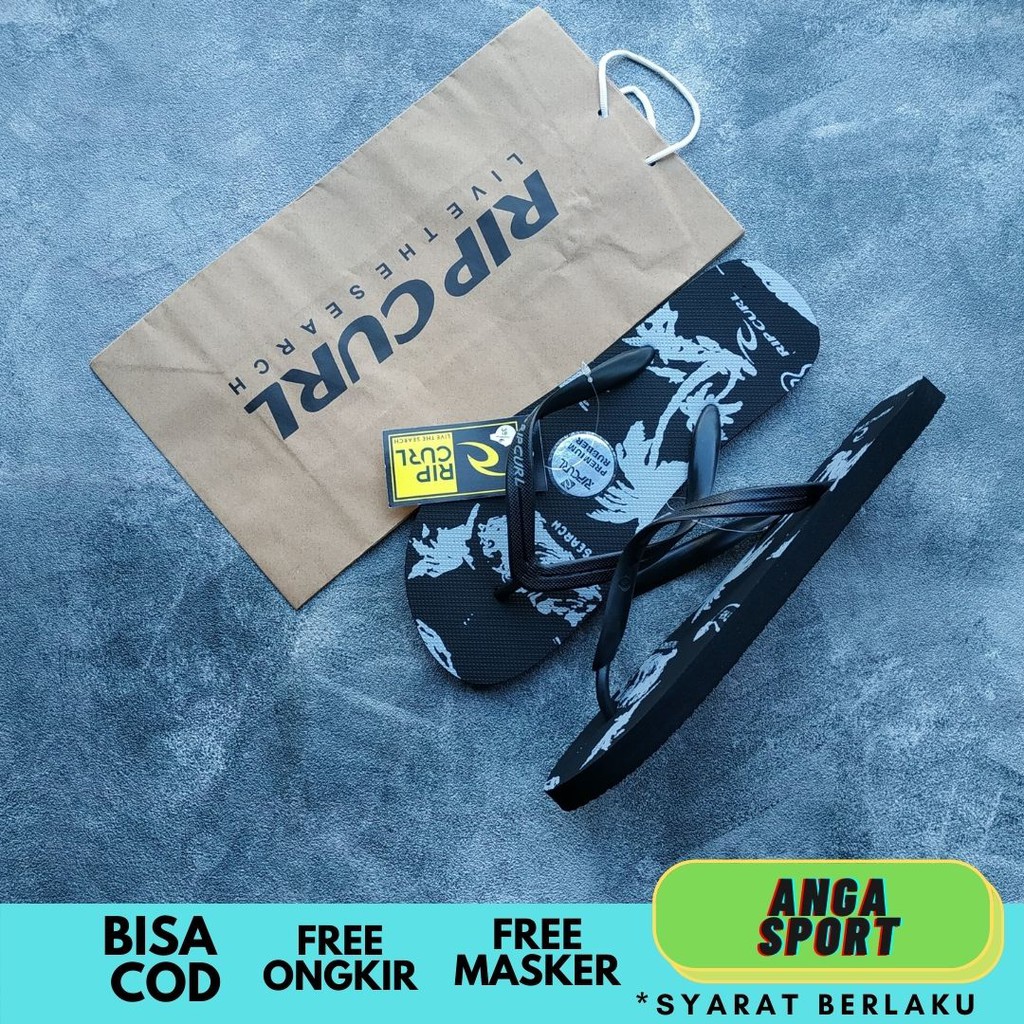 SANDAL JEPIT DISTRO RIPCURL / SANDAL KASUAL PRIA / SANDAL DISTRO COWOK/ SANDAL SANTAI MOTIF COCONUT