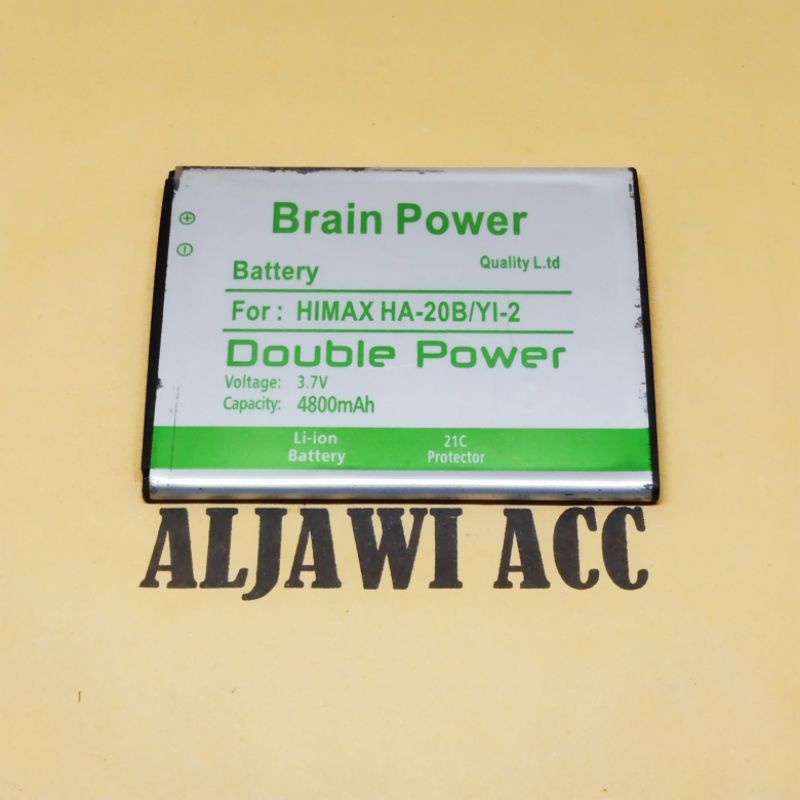 Batre Battery Himax HA-20B/YI-2 Double Power Brain Power