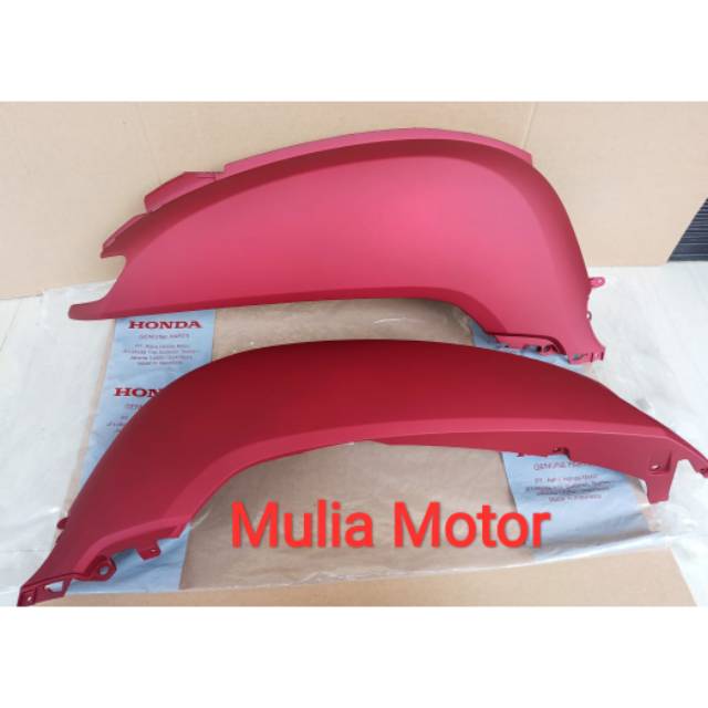 Cover body belakang all new scoopy 2018 2019 merah dop red matte