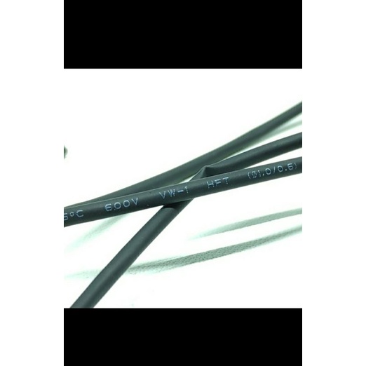 selongsong 1mm kabel bakar ciut merek WOER 1rol panjang 200meter