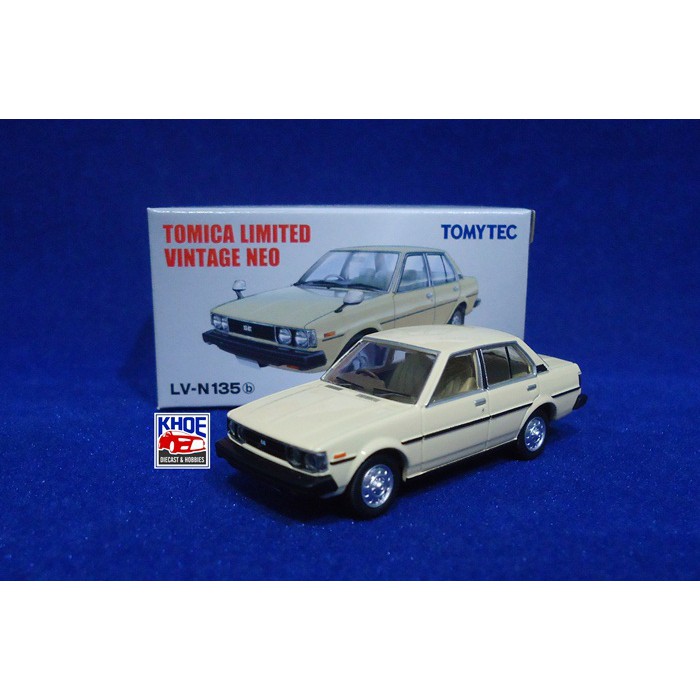 Diecast / Miniatur Toyota Corolla DX Beige Skala 1:64 By Tomica Limited Vintage TLV