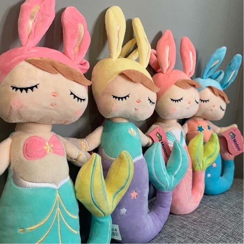 Boneka Duyung Metoo Putri duyung Tinggi 37cm Bahan Yelvo Sangat lembut Berlabel SNI