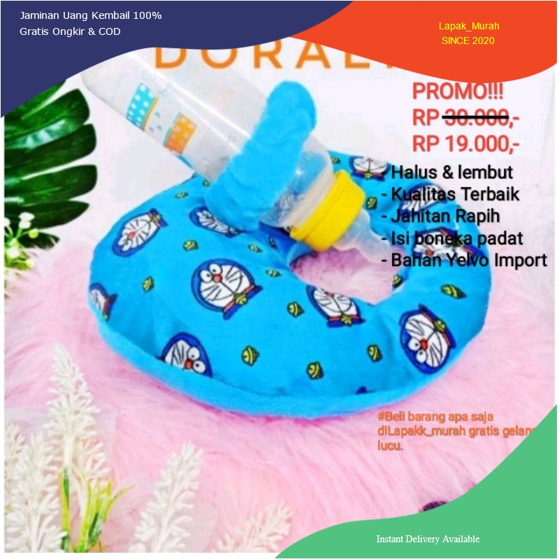Bottle Holder / Bantal leher bayi untuk menaruh dot susu