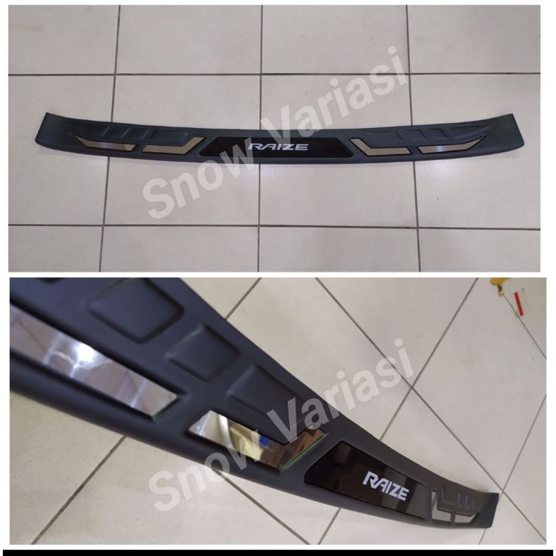 Sill plate sillplate belakang rear scuff plate raize deluxe