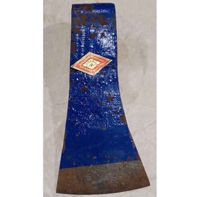 Kapak Pembelah Kayu Bakar. Cap Mata. Merk Carl Schlieper. Made in Germany.