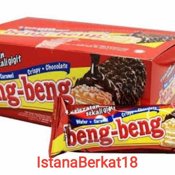 

504Omekho Beng Beng /Beng Beng Chocolate Coklat 1 Dus( 20 Pcs) Jy60Jhh