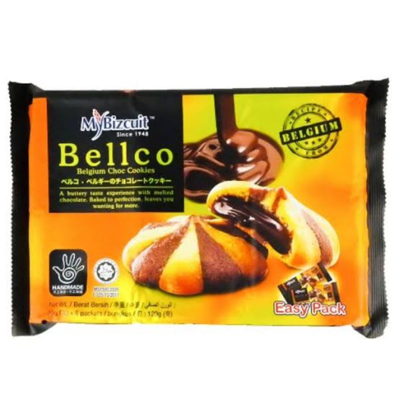 

MYBIZCUITS bellco belgium chocolate cookies 120gram