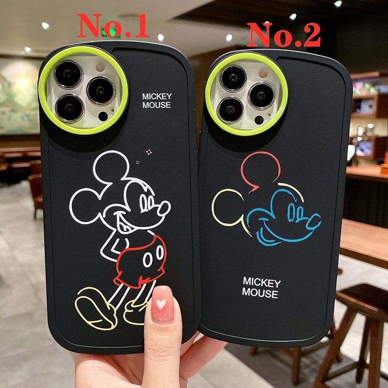 Case Motif Mickey Untuk iPhone 7plus 8plus XS Max XR 11 12 13 Pro Max