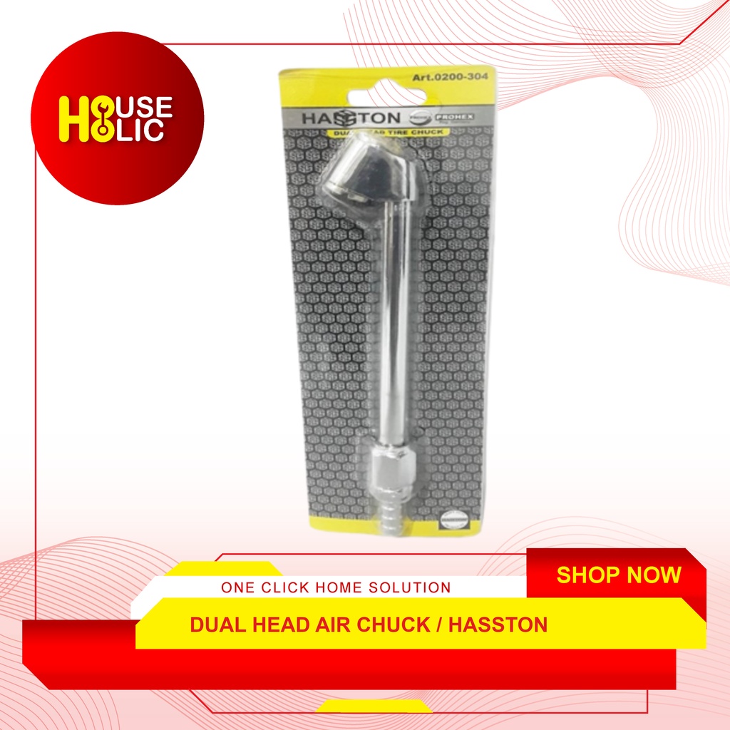 Dual Head Air Chuck Hasston Prohex (0200-304)