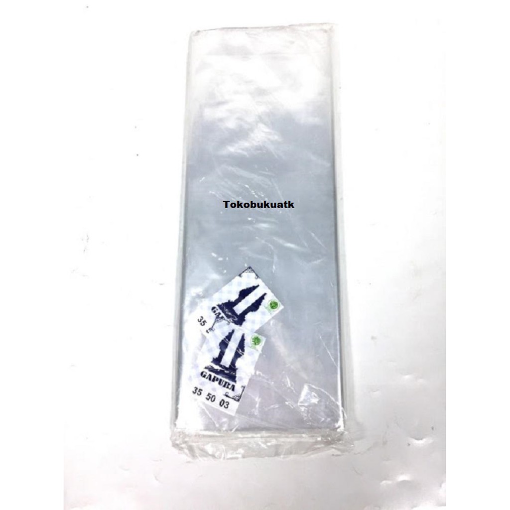 Plastik Bening PP ukuran 35 X 50 cm
