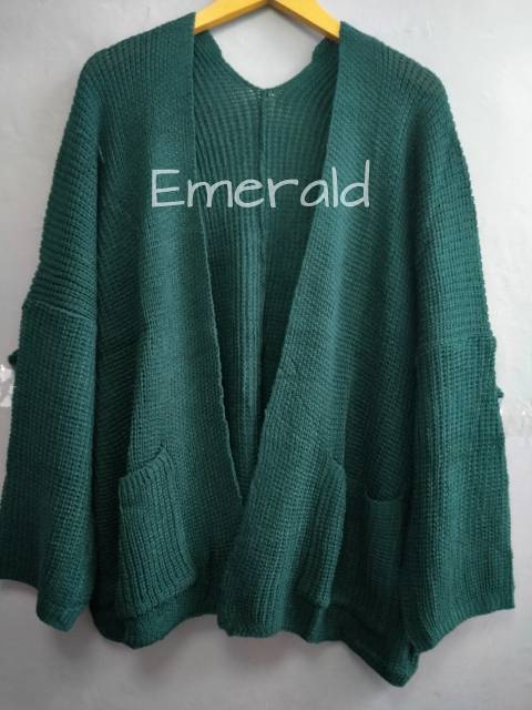 OVERSIZE LAVELLA CARDIGAN RAJUT TEBAL.