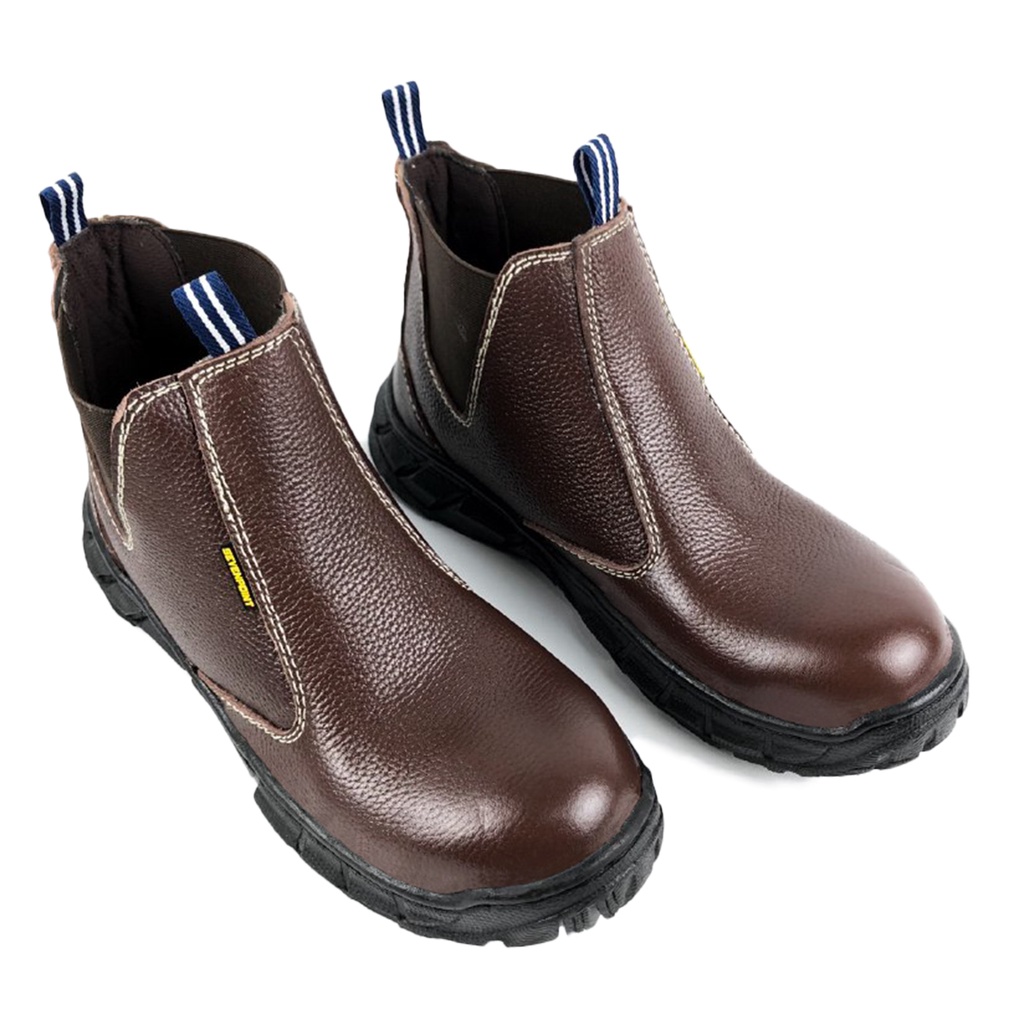 HOT PRODUCT Sepatu Safety Boots Pria Kulit Sapi Asli Original Septy Septi Cowok Sepatu Lapangan