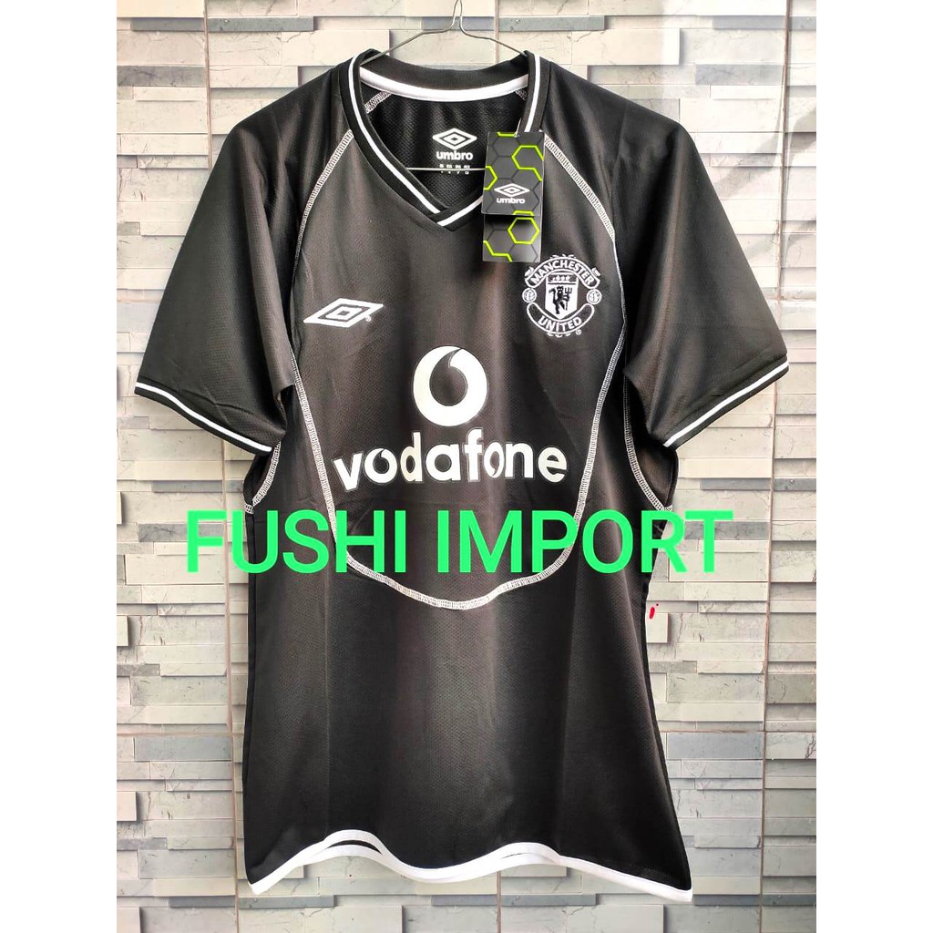 HQ RETRO JERSEY BOLA MU KIPER GOALKEEPER 2000-2002 PLAYER ISSUE HQ IMPORT