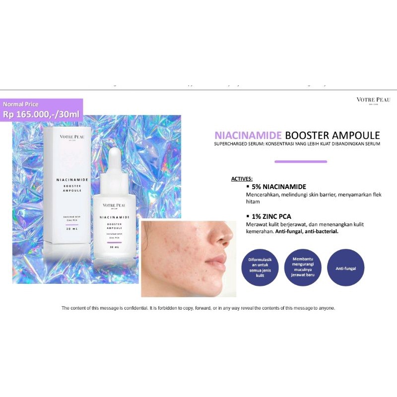 Votre Peau - Retinol Peptide Polypeptide Niacinamide Ampoule Booster Serum 30ml