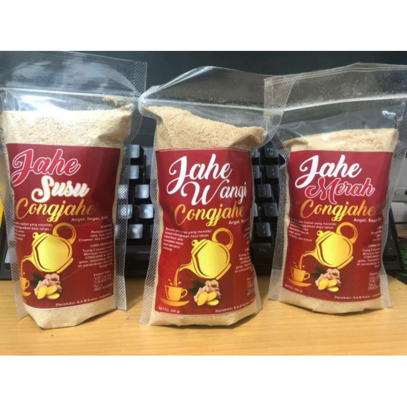 

CONGJAHE Minuman Jahe Instant produksi Kudus