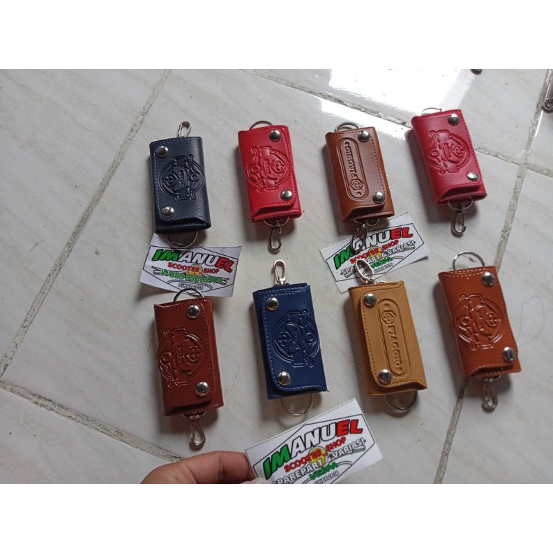 GANTUNGAN KUNCI MOTIF VESPA DOMPET STNK LOGO VESPA GANTUNGAN KUNCI MODEL VESPA