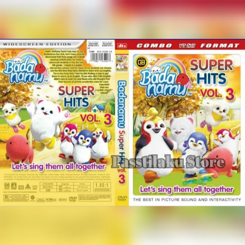 Kaset Lagu Anak Animasi BADANAMU SUPER HITS VOL. 3