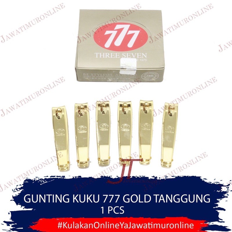 Gunting Kuku 777 KOREA Gold Tanggung