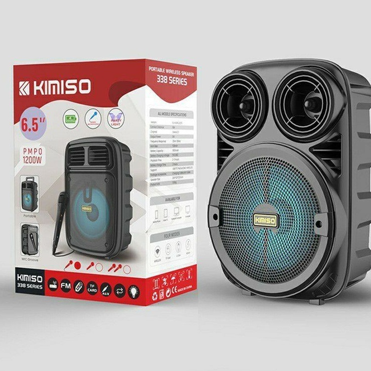 Speaker Karaoke Bluetooth 6,5 INCH KIMISO S288  XTM881 + MIC XTRA BASS 8118 S288 MH 36 BT DUAL MH06B