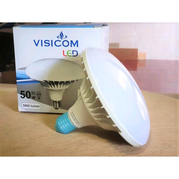 Lampu LED UFO 50 WATT  SUPER TERANG VISICOM putih Led Visicom 50W putih super terang lampu led bulb 50Watt 50 W