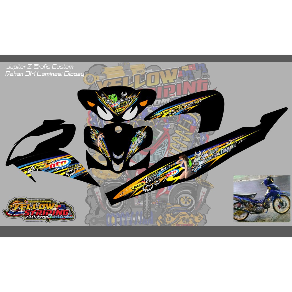 √62+ Download Modif Motor Striping Jupiter Z - Motomadalika