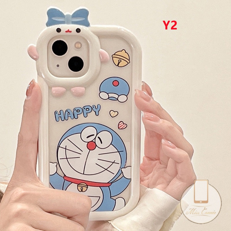 Soft Case Bumper Motif Kartun Hello Kitty Doraemon Untuk IPhone 11 13 12 14 Pro MAX 6 6S 7 8 Plus XR X XS MAX SE 2020