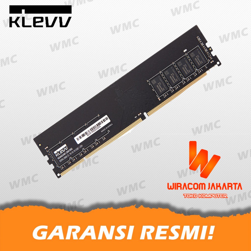 KLEVV DDR4 Value Series PC21300 2666MHZ 16GB (1x16GB)