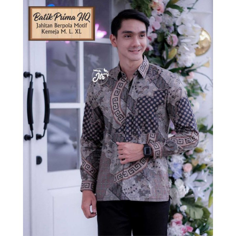 KEMEJA BATIK PRIA • BAJU KANTOR • SERAGAM GURU • OUTFIT KERJA