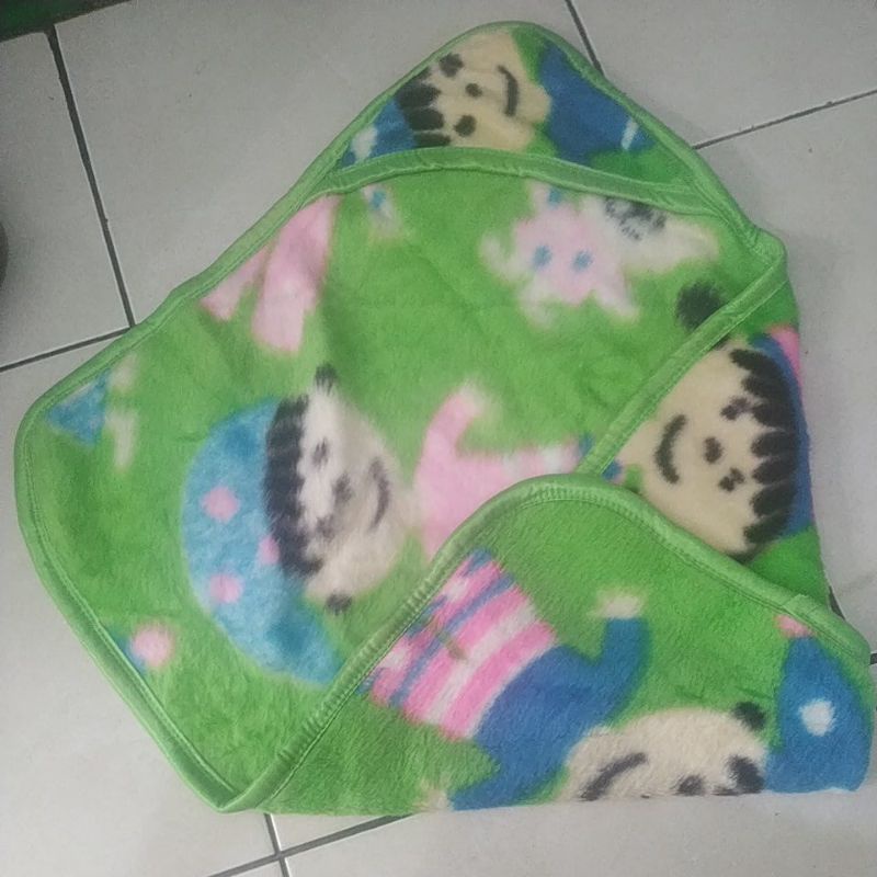 New Selimut Bayi Bulu Halus