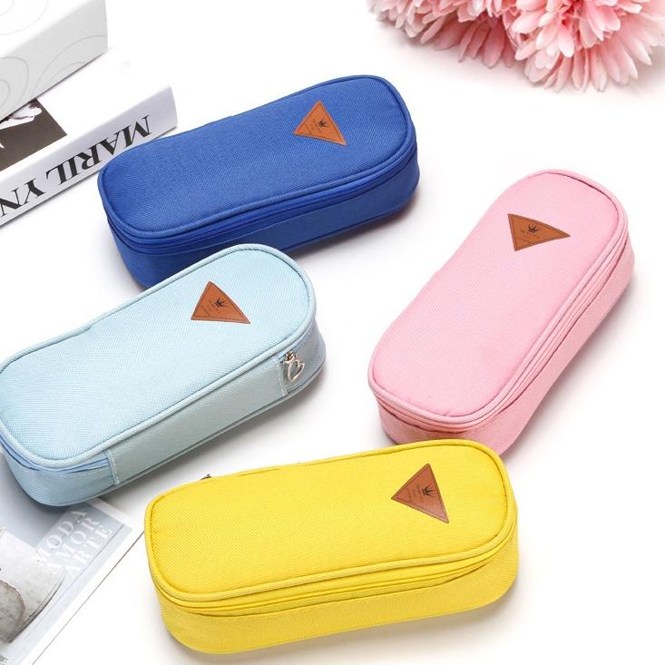 

Grosir Sekarang UUNIONATK Large-capacity Pencil Case Zipper Bag Multi-fungsi Flip Pencil Bag Sekolah Stationery Supplies Case