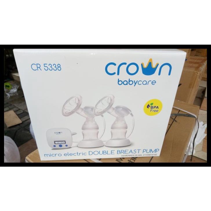 Breast Pump Elektrik Crown Baby Care Pompa Asi Double Electric Murah