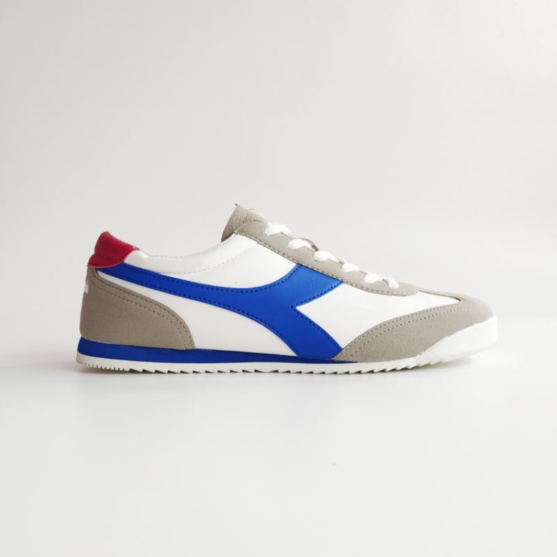 Sepatu Casual Pria Diadora Durano White Blue 100% Original - DIACA210709W