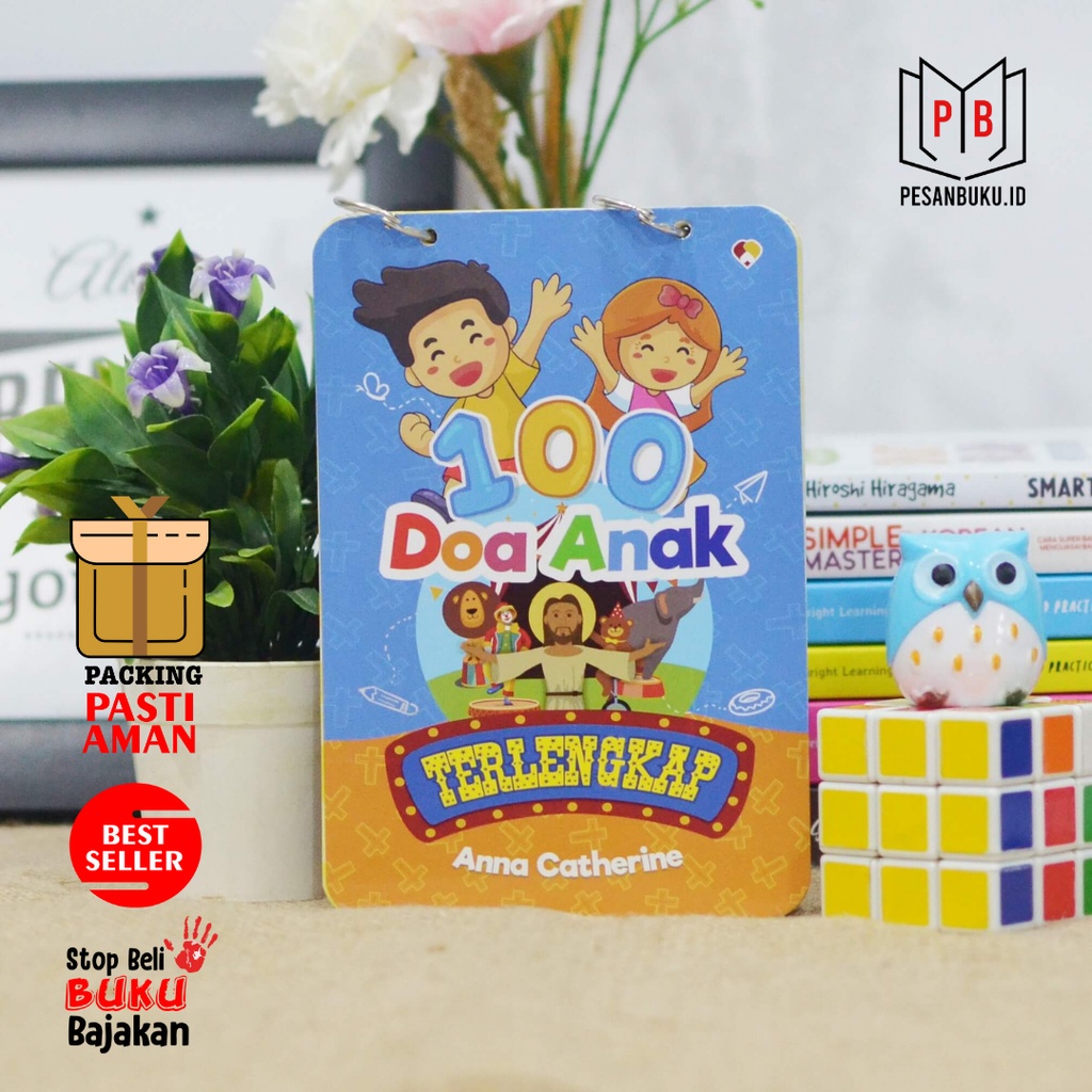 Buku 100 DOA ANAK TERLENGKAP Flash Card Doa Katolik - Anna Catherine Best Seller