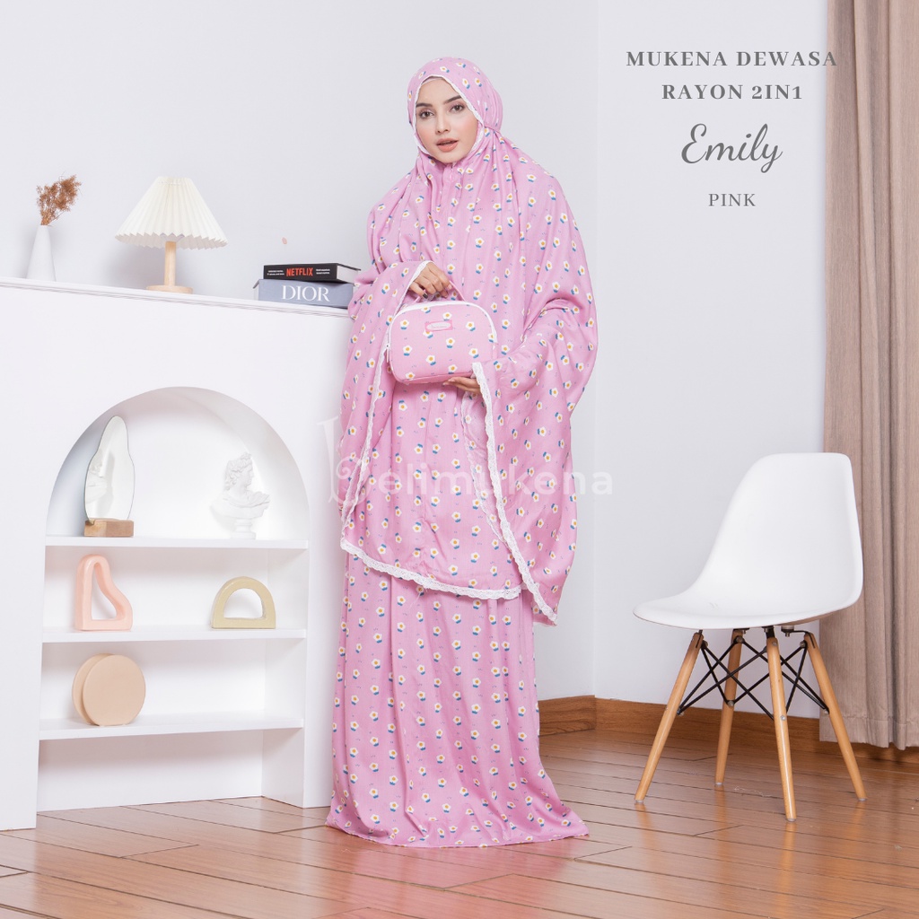 Mukena Dewasa Rayon 2in1 Emily