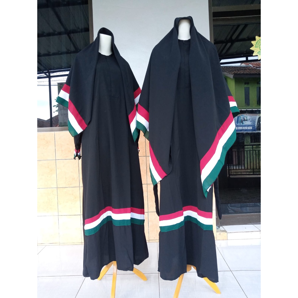 [BRAND HUSNA HIJAB] Gamis Palestine Free Cadar / Set Gamis Palestina Free Cadar