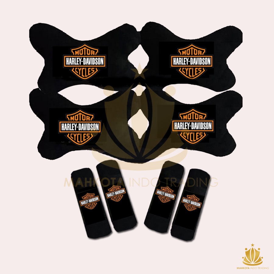 Bantal Jok Mobil HARLEY Set 8 PC / Bantal Leher Mobil HARLEY 8 PC PROMO MURAH