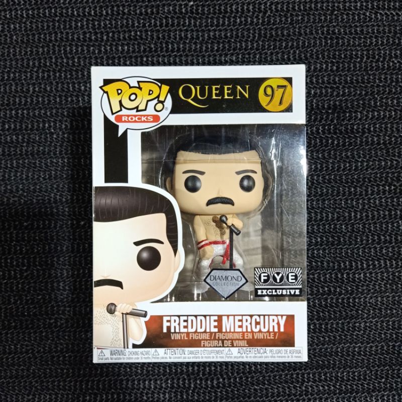 Funko Pop QUEEN : FREDDIE MERCURY (DIAMOND) #97 (FYE EXCLUSIVE)